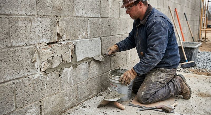 Block Wall Repair in Skippack, PA