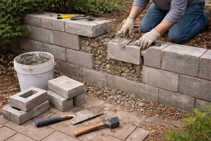 Block Wall Repair in Wynnewood, PA