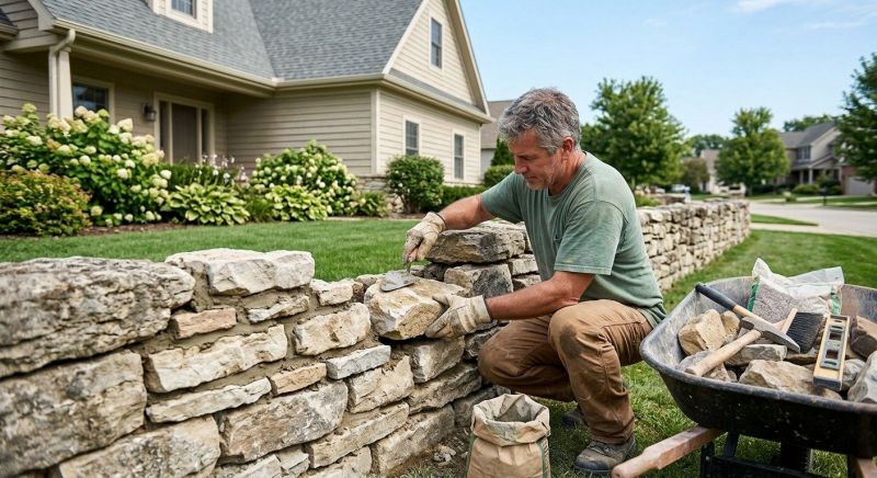 Brick Fence Repair in Montgomery County, PA