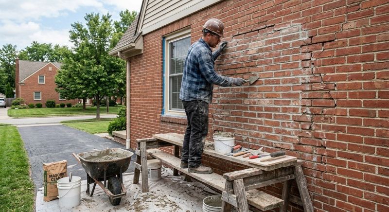 Brick Flatwork Repair in Havertown, PA