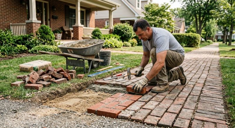 Brick Flatwork Repair in Warrington, PA