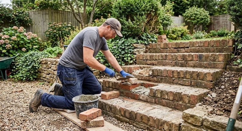 Brick Stairs Repair in East Greenville, PA