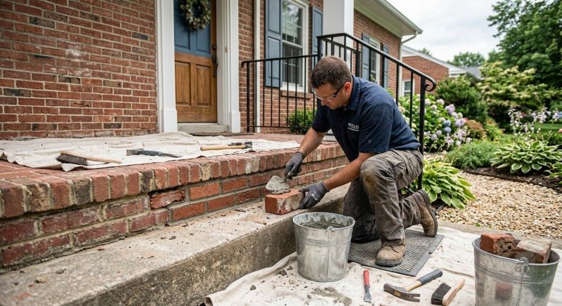 Brick Stairs Repair in Skippack, PA
