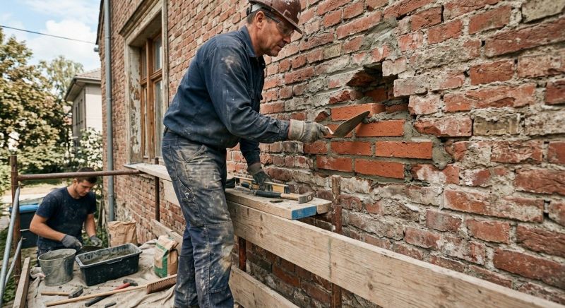 Brick Wall Repair in Gladwyne, PA