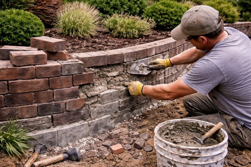 Brick Wall Repair in Wycombe, PA