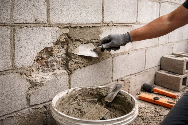 Cinder Block Wall Repair in Collegeville, PA