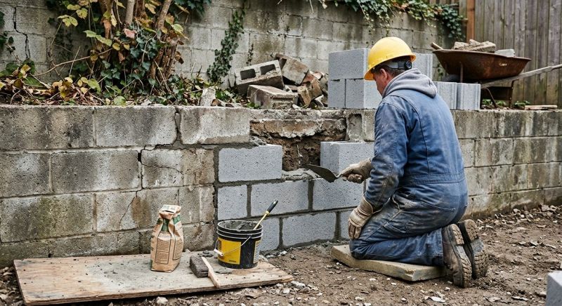 Concrete Block Repair in Chalfont, PA