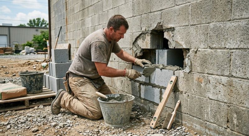 Concrete Block Repair in Chester Springs, PA
