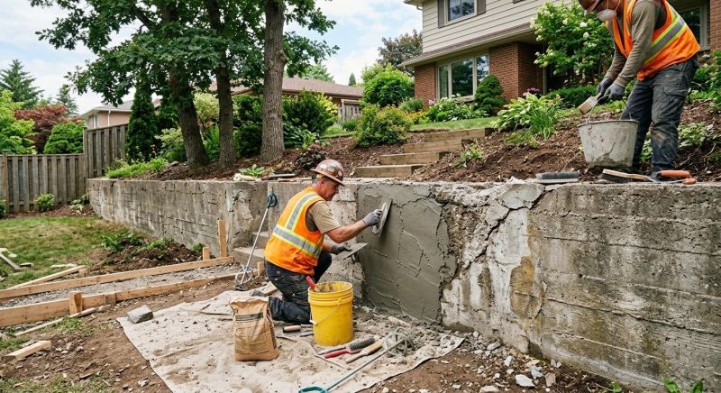 Retaining Wall Repair in Bensalem, PA