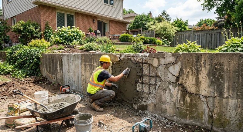 Retaining Wall Repair in Chester Springs, PA