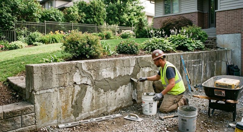 Retaining Wall Repair in Horsham, PA