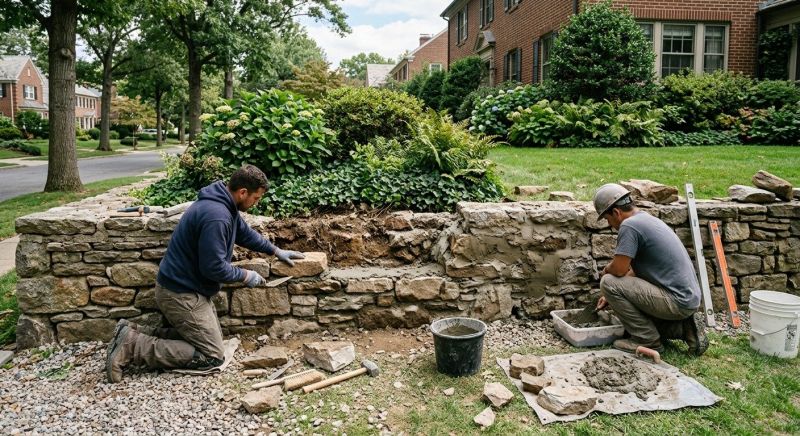Retaining Wall Repair in Pottstown, PA