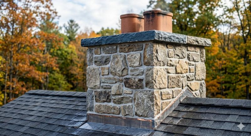 Stone Chimney Installation in North Wales, PA