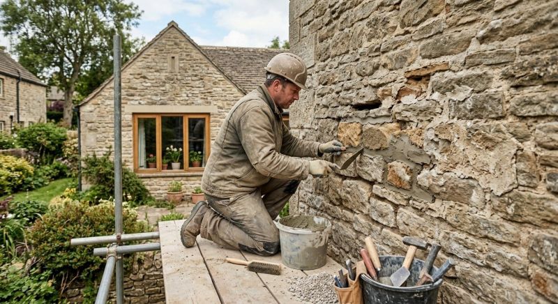 Stone Masonry Repair in Ottsville, PA