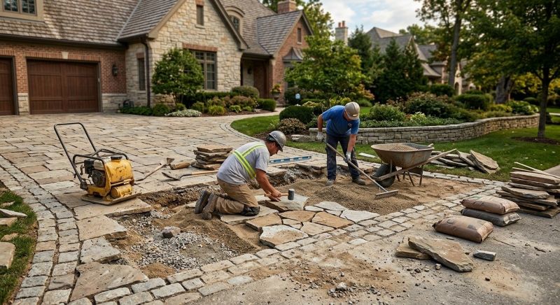 Stone Walkway Repair in Montgomery County, PA